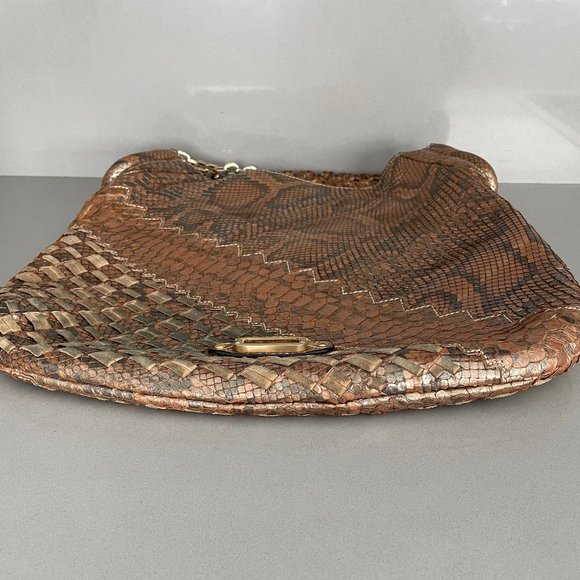 Jimmy Choo python leather handbag. - Picture 2 of 7